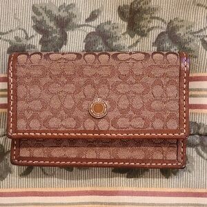 Coach Tan Signature Wallet